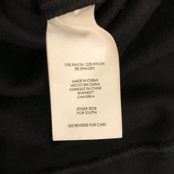 CABi WOMENS BLACK PONTE UTILITY SKIRT SIZE 2 - Picture 5 of 7